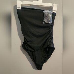 Shade & Shore Black One-Piece Swimsuit